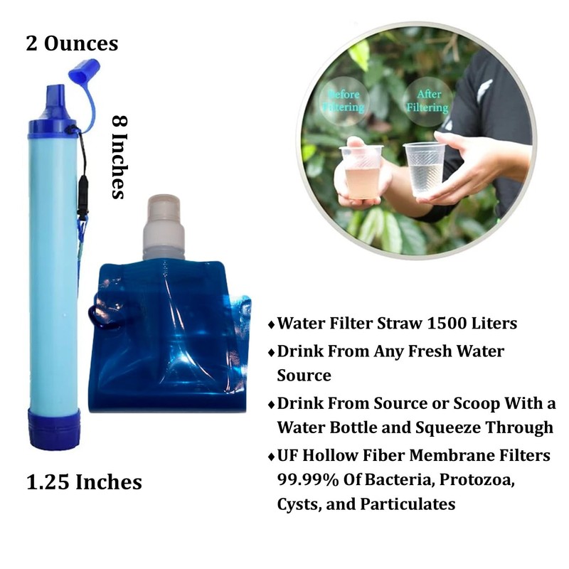 PREPSENTIAL Go Bag Emergency Survival Mini Kit (Khaki)