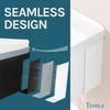 JS Jackson Supplies Tehila White Wall-Mounted Utility Sink Tub Kit,