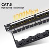 PBAEGAV Patch Panel 12 Port with 12 Pcs Cat6 Keystone