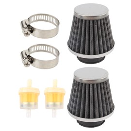 Carbhub 2 Pcs Air Filter for PZ19 PZ20 Carburetor for 50cc 70cc 90cc 100cc 110cc 125cc Motorcycle, ATV, Quad, Dirt Bike, Pit Bike, Scooter, Go Kart, Moped, Chopper, Racing Bike, Mini Bike