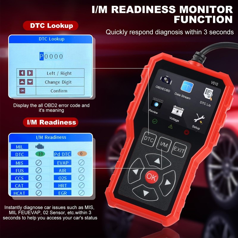 Scanner for Car - Fault Scanner Read and Clear Error