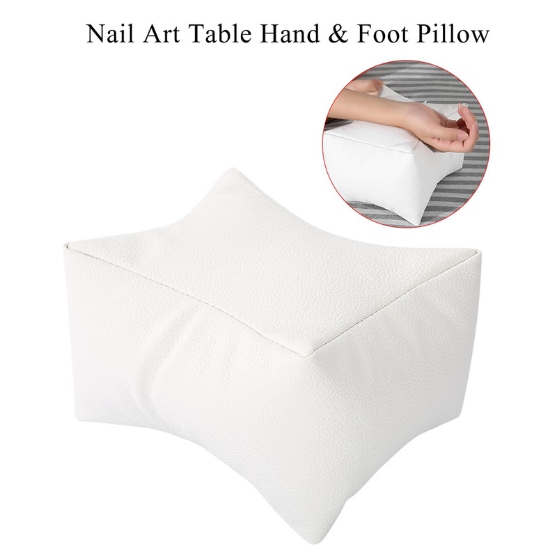 Nail Art Table Hand & Foot Pillow Soft PU Arm