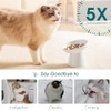 vancasso Ceramic Slow Feeder Cat Bowl, 6.25 Inch Elevated Cat