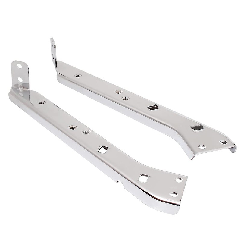HIYOYO Chrome Saddlebag Rail Support Bracket Left & Right Side