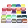 JIHUOO 60 Pcs 1 inch Plastic Slide Buckles Slider Adjuster