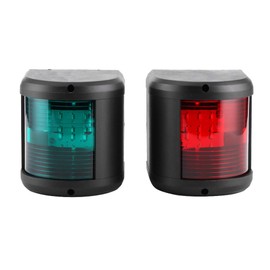LED Boat Navigation Lights,5W IP65 Waterproof Red&Green Sidelights Marine Sailing Signal Lights Navigation lamp for Bow Side,Port,Starboard,Pontoons,Chandlery Boat,Yacht,Skeeter,DC 12V