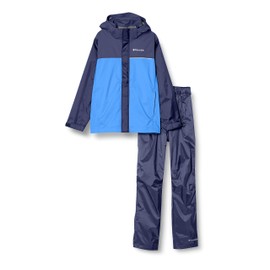 Columbia RY0020 Simpson Sanctuary II Rain Set, Outerwear, Kids, Bright Indigo, Collegiate Navy