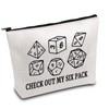 BDPWSS Gamer Makeup Bag (Check six dice)
