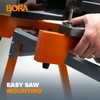 BORA Universal Miter Saw Stand with Quick Release Tool Mounting