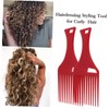 Gatuida 3pcs Plastic Hair Comb for Curly Thick Hair Afro