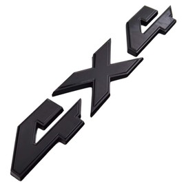 PartsTo 4x4 Emblem Nameplate Decal w/Sticker for Dodge RAM 1500 2500 3500 4500 Tailgate