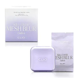 Clio 클리오 킬 커버 메쉬 블러 쿠션(본품+리필) [21N 리넨] Clio Kill Cover Mesh Blur Cushion (Main Product + Refill) [21N Linen]
