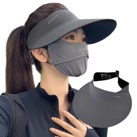 Guo.KK7 Women's Hat, Wide Brim, UV Protection, Sun Protection Hat, UV Protection, Fashion, Foldable, Smooth Fabric, Cute, Small Face Effect, Cool, Size Adjustable, Breathable, Elegant, Convenient to