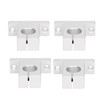 4 Pcs Rail Guide Support Aliminum Alloy Linear Motion Bracket