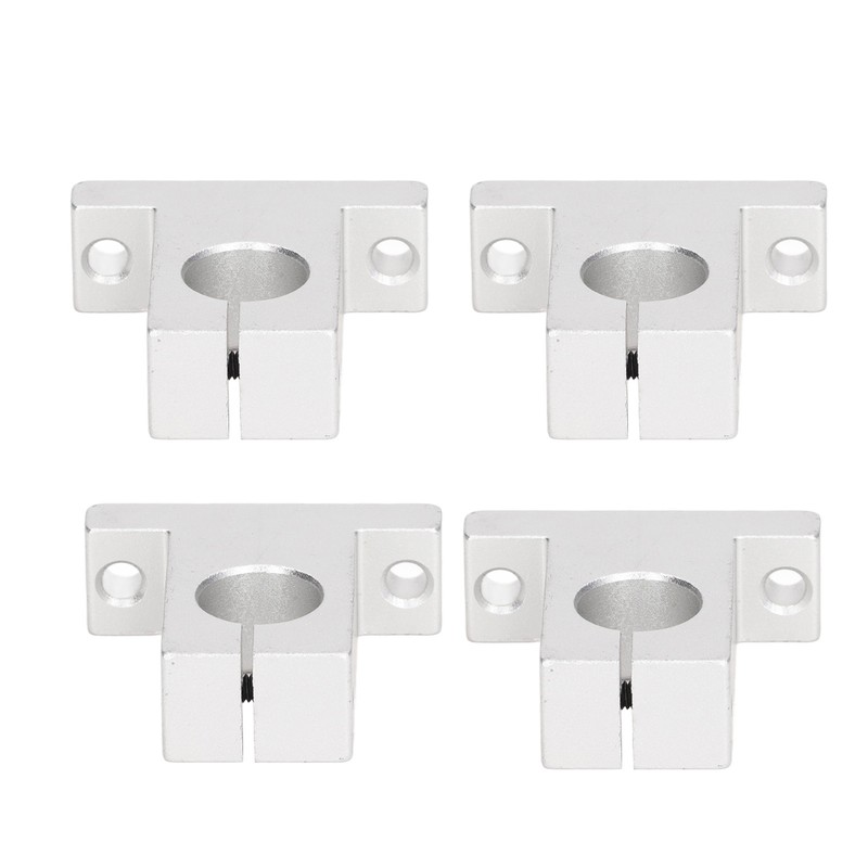 4 Pcs Rail Guide Support Aliminum Alloy Linear Motion Bracket