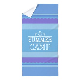 CafePress Summer Camp 35"x70", Oversized, Soft Beach Towel