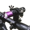 MiOYOOW Bike Flashlight Bracket, Bicycle Front Torch Clip with Soft
