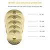 Low Volume Cymbal Pack,5 Pieces Set -14" Hi-Hats, 16" Crash,