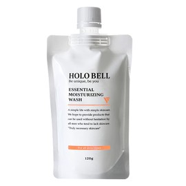 HOLO BELL Men's Face Cleanser, Foam, Holobell, Essential Moisturizing Wash, 4.2 oz (120 g), Single Item