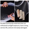 VBWSL 6 x 50 FT Transparent Bird Netting for Garden,