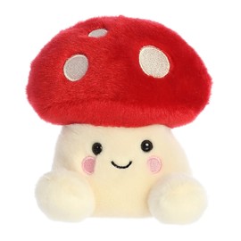 Aurora Aurora? Adorable Palm Pals? Amanita Mushroom? Stuffed Animal - Pocket-Sized Play - Collectable Fun - Red 5 Inches