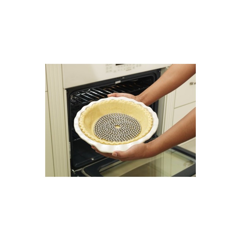 Jaz Innovations Perfect Pie Crust Stainless Steel Weight Chain -