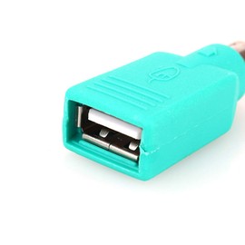 Convertidor de a Hembra USB, Hembra de USB a PS / 2 Adaptador Macho para Teclado/ratón USB Se Conecta a la computadora