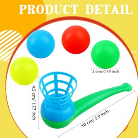 Piucrty Party Bag Children's Birthday Games Floating Ball 12 Pieces Give Aways Tombola Prizes Children Party Activities Small Toy Gifts Goodie Bag Party Gifts