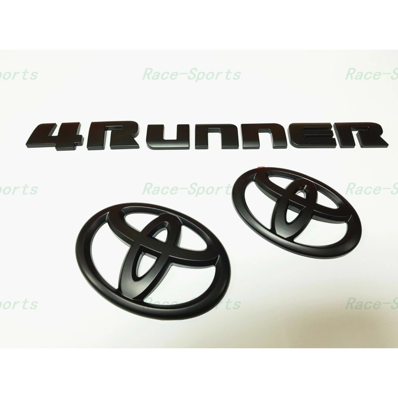 Toyota 3PCS SET 2014-2022 TOYOTA 4RUNNER FRONT REAR MATTE BLACK