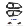 ZIDIYORUO Soft Upper Doors for Polaris RZR XP 4 1000