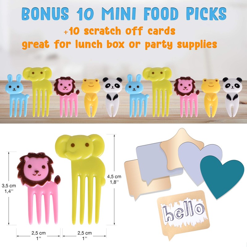 GET FRESH Sandwich Cutters for Kids – [20-pcs] Set with