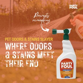 Pet Odor Eliminator for Strong Odor, Plant and Citrus Based Stain and Odor Eliminator for Home, 32 oz, Eliminates Tough Odors and Stains for Cages, Runs, Indoor Outdoor Floors & More