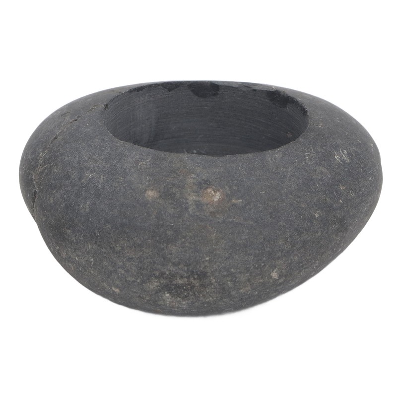 Pebble Candle Holder Handmade Decorative Stone Tealight Candle Holder for