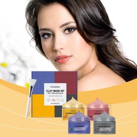 Unbranded Deep Cleansing Mud Mask Set Gentle Cleansing, Hydrating Moisturizing Facial Mask