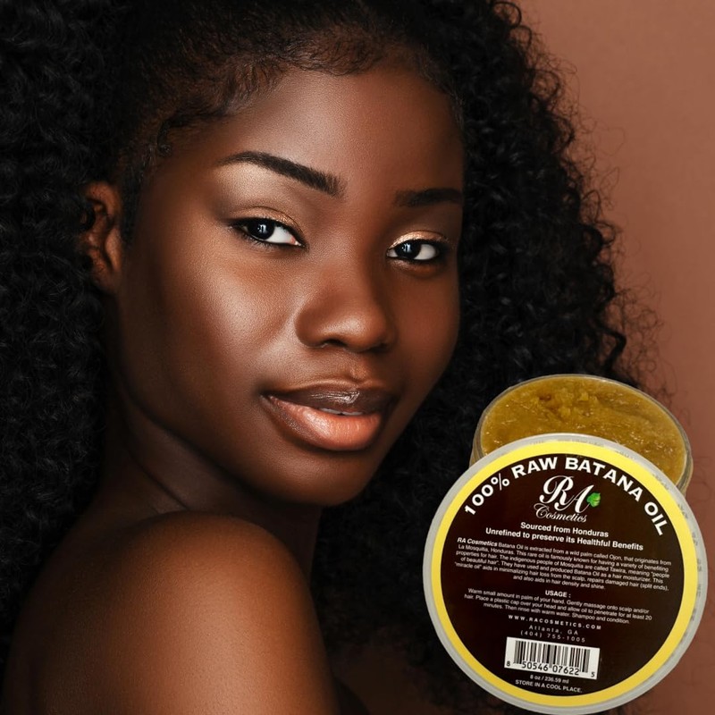 RA COSMETICS 100% Natural Batana Hair Oil 2 oz