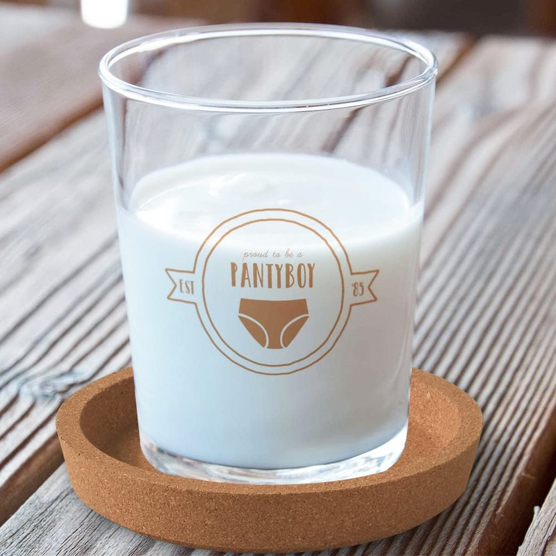 ionEgg Cork Coasters, Etra Thick with Rising Rim Reusable Absorbent