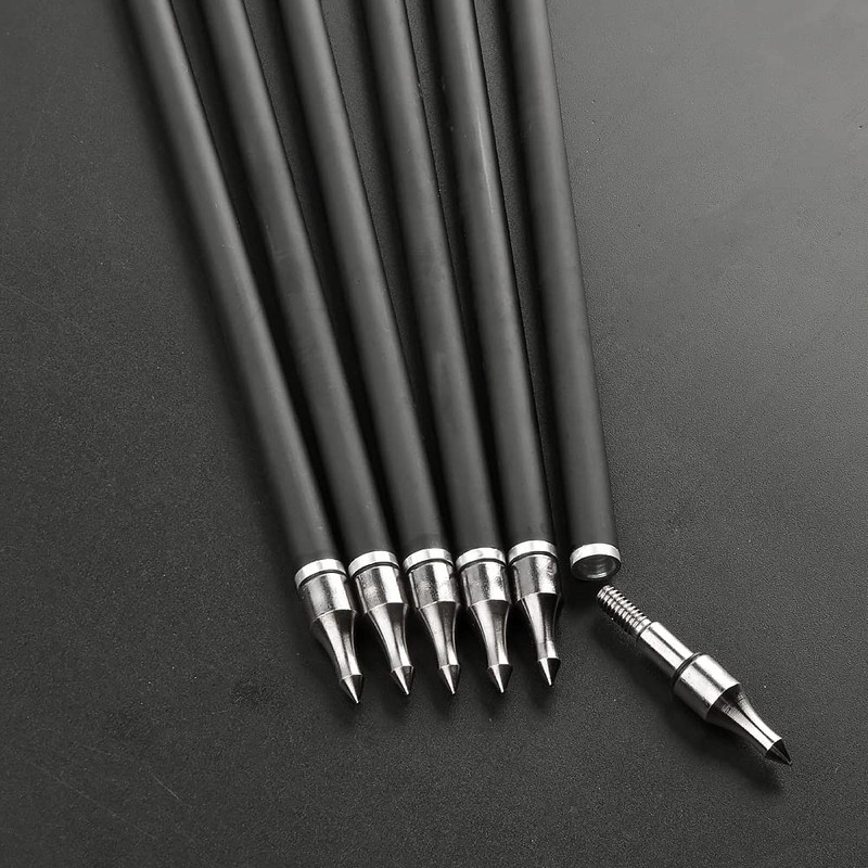 ZSHJGJR 30 Inch Archery Carbon Arrows Hunting Arrows with 4”