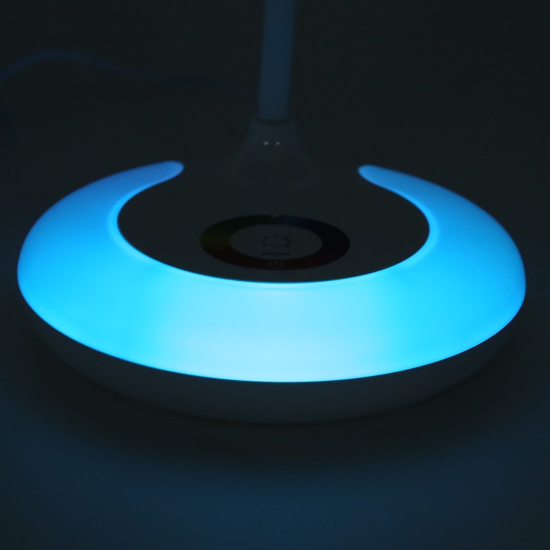 LED Table Lamp Touch Dimming Desk Light Eye Protection Colorful