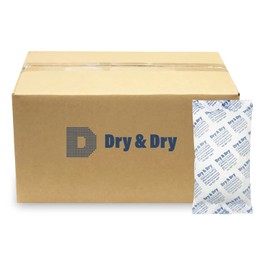 Dry & Dry 300 Gram [30 Packets] Silica Gel Packets Desiccants, Silica Packets - Rechargeable Silica Gel Packs, Desiccants Packets, Silica Gel