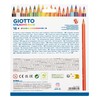 GIOTTO Stilnovo Maxi Coloured Pencils Thick Triangular 4.3mm Lead Assorted