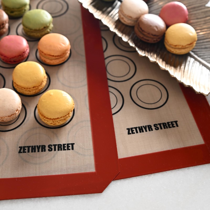 Macaron Silicone Baking Mats - Set of 10 - Full