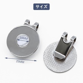 Vitalux マグネット式 ゴルフマーカー 3個セット ハットクリップ付き かわいいデザイン 磁気ボールマーク ゴルフ用品 父の日プレゼント