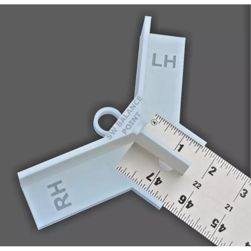 PoshGolf Golf Club Ruler - Fitting Tool - Length Measure