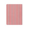 Jihqo Red White Stripes Crib Sheets for Boys Girls Soft