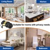 AEEKEL 10 Pack Privacy Door Knob, Matte Black Door Knobs