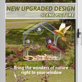 Upside Down Suet Feeder + Large Tree Hanger - Wild Bird Feeder with Rainproof Roof for Attracting Woodpeckers Nuthatches - Copper Hanger Alaskan Old Growth Red Cedar - Squirrel Proof Feeder