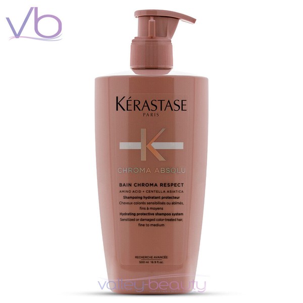 KERASTASE Chroma Absolu Bain Respect Shampoo for Fine, Medium Color Treated Hair