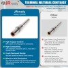 JRready Deutsch DT Solid Contacts Pin & Soc Tamaño 16,