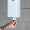 Hexotol AG32000 plastic hand towel dispenser - white 14 x