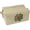 'Vintage Succulent' Canvas Wash Bag/Makeup Case (CS00041831)
